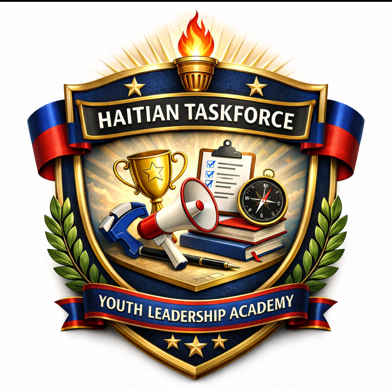 Haitian Taskforce Youth Leadership Academy shield emblem